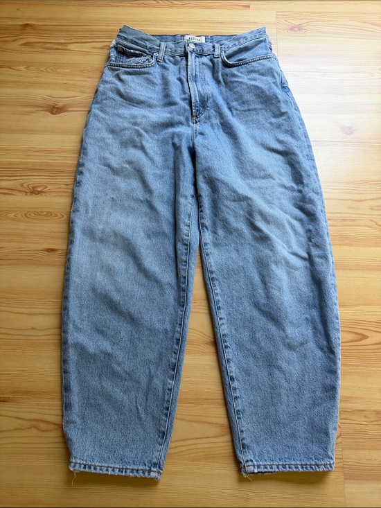 Agolde Denim - Agolde Light Blue High-Waist Wide-Leg Jeans size 28”